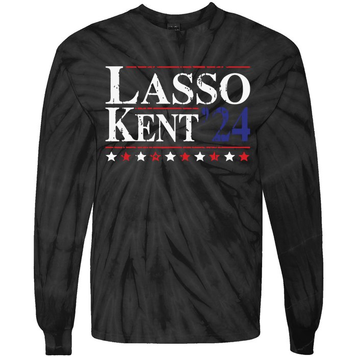 Lasso Kent 24 Funny Sports Tie-Dye Long Sleeve Shirt