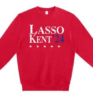 Lasso Kent 24 Funny Sports Premium Crewneck Sweatshirt