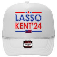 Lasso Kent 2024 Vintage USA Political High Crown Mesh Back Trucker Hat