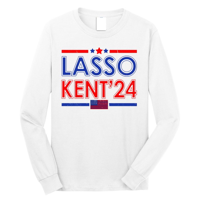 Lasso Kent 2024 Vintage USA Political Long Sleeve Shirt