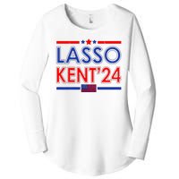 Lasso Kent 2024 Vintage USA Political Women's Perfect Tri Tunic Long Sleeve Shirt