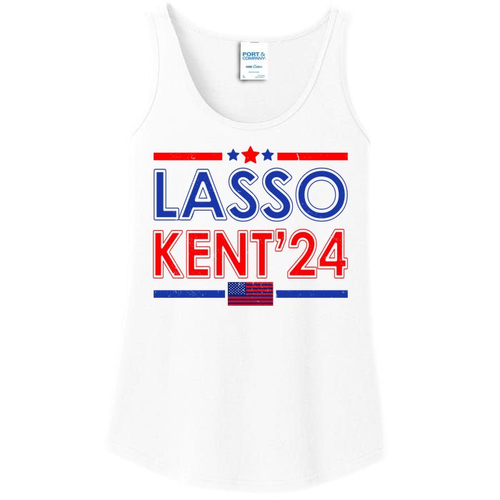 Lasso Kent 2024 Vintage USA Political Ladies Essential Tank