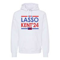 Lasso Kent 2024 Vintage USA Political Premium Hoodie