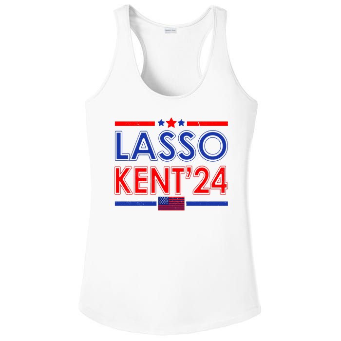 Lasso Kent 2024 Vintage USA Political Ladies PosiCharge Competitor Racerback Tank