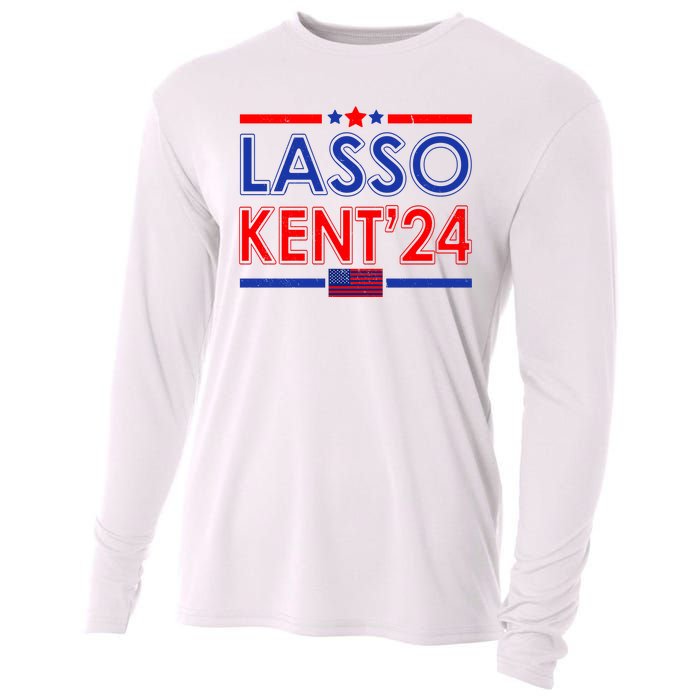 Lasso Kent 2024 Vintage USA Political Cooling Performance Long Sleeve Crew