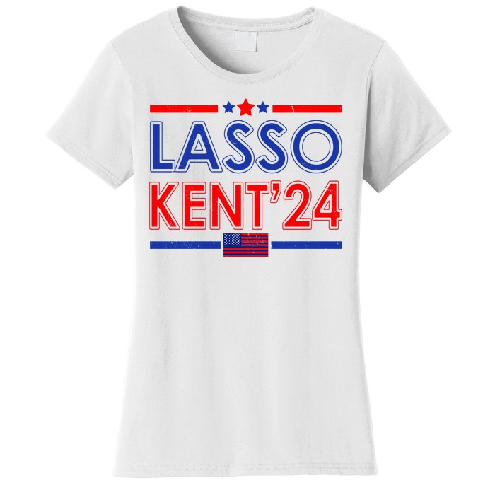 Lasso Kent 2024 Vintage USA Political Women's T-Shirt