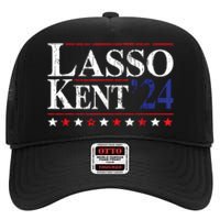 Lasso Kent 24 Funny Sports Vintage Retro High Crown Mesh Back Trucker Hat