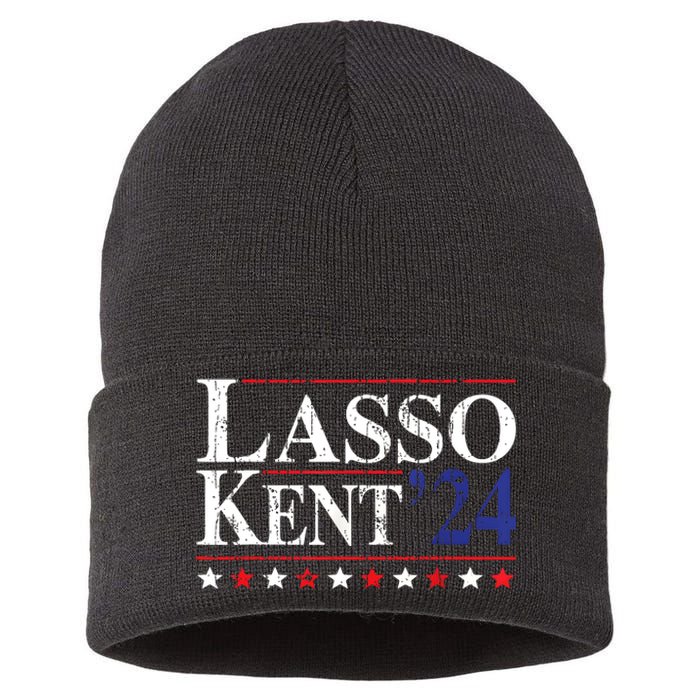 Lasso Kent 24 Funny Sports Vintage Retro Sustainable Knit Beanie