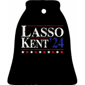 Lasso Kent 24 Funny Sports Ceramic Bell Ornament