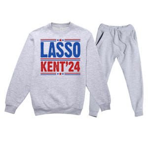 Lasso Kent 2024 Distressed Politcal Premium Crewneck Sweatsuit Set