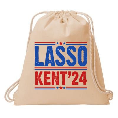 Lasso Kent 2024 Distressed Politcal Drawstring Bag