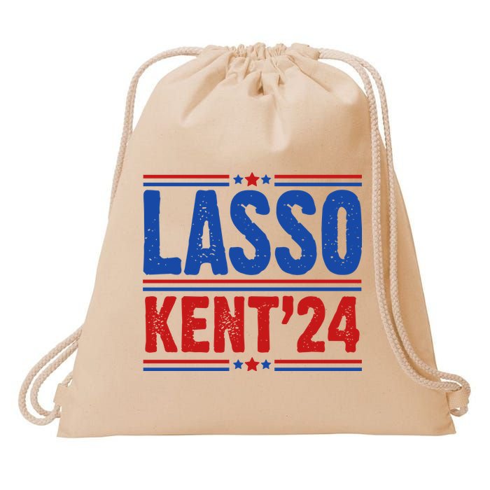 Lasso Kent 2024 Distressed Politcal Drawstring Bag