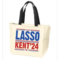 Lasso Kent 2024 Distressed Politcal Zip Tote Bag