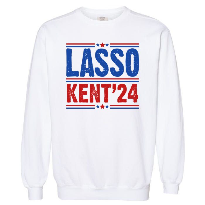 Lasso Kent 2024 Distressed Politcal Garment-Dyed Sweatshirt