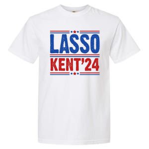 Lasso Kent 2024 Distressed Politcal Garment-Dyed Heavyweight T-Shirt