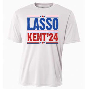 Lasso Kent 2024 Distressed Politcal Cooling Performance Crew T-Shirt