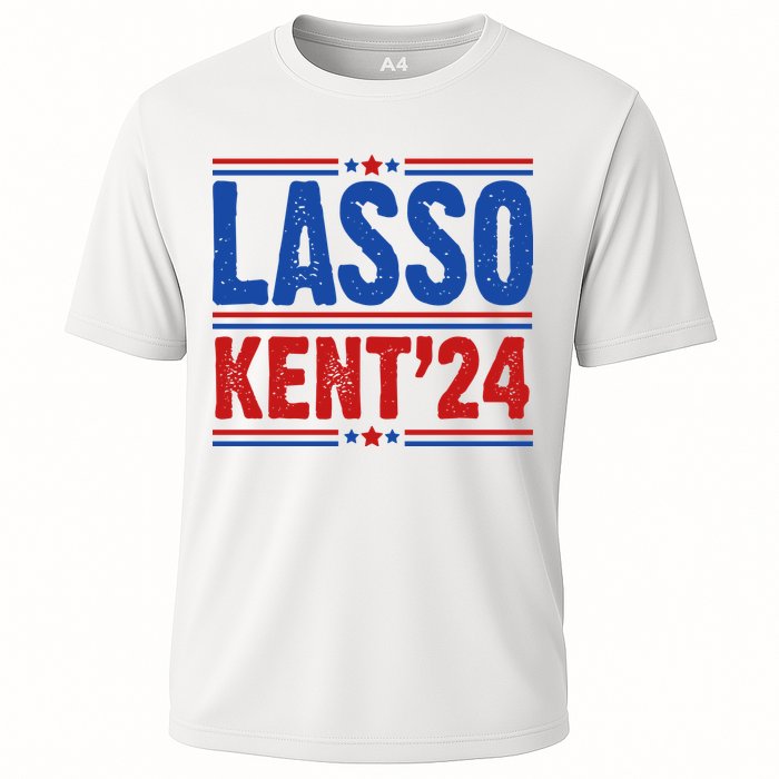 Lasso Kent 2024 Distressed Politcal Cooling Performance Crew T-Shirt