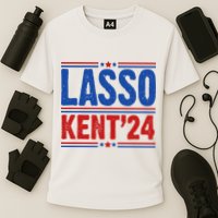 Lasso Kent 2024 Distressed Politcal Cooling Performance Crew T-Shirt