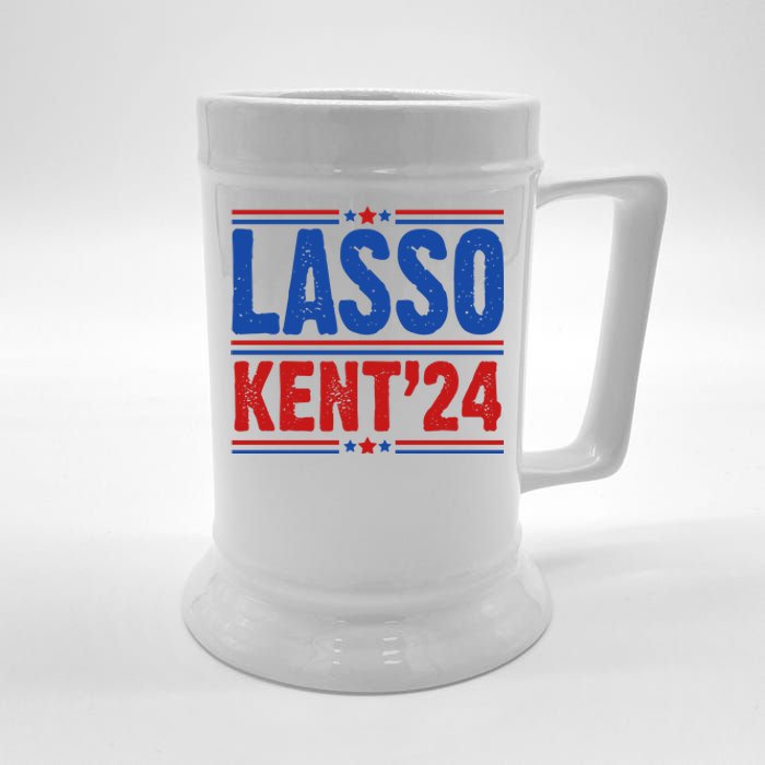 Lasso Kent 2024 Distressed Politcal Beer Stein