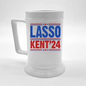 Lasso Kent 2024 Distressed Politcal Beer Stein