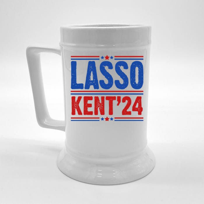 Lasso Kent 2024 Distressed Politcal Beer Stein