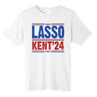 Lasso Kent 2024 Distressed Politcal Tall Fusion ChromaSoft Performance T-Shirt