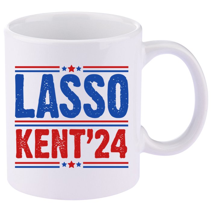 Lasso Kent 2024 Distressed Politcal 11oz C Handle Ceramic Mug