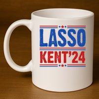Lasso Kent 2024 Distressed Politcal 11oz C Handle Ceramic Mug