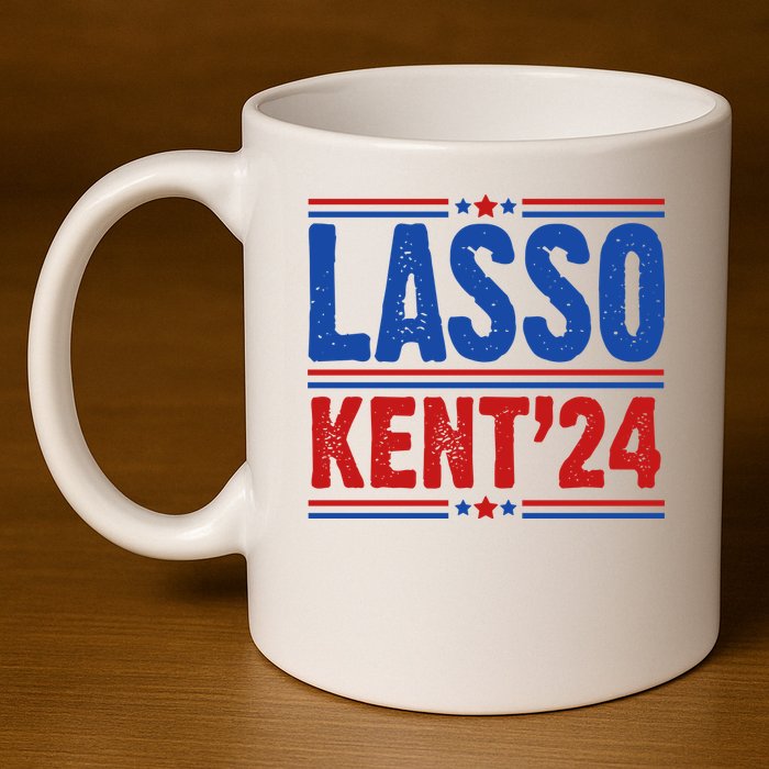 Lasso Kent 2024 Distressed Politcal 11oz C Handle Ceramic Mug