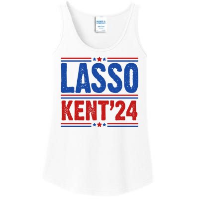 Lasso Kent 2024 Distressed Politcal Ladies Essential Tank