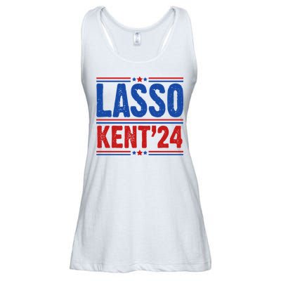 Lasso Kent 2024 Distressed Politcal Ladies Essential Flowy Tank
