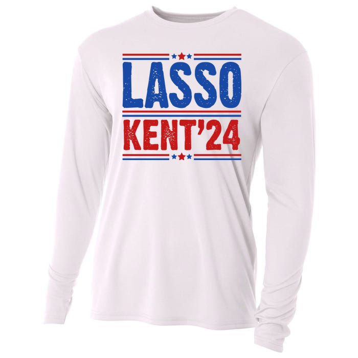 Lasso Kent 2024 Distressed Politcal Cooling Performance Long Sleeve Crew