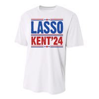 Lasso Kent 2024 Distressed Politcal Performance Sprint T-Shirt