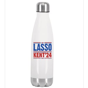 Lasso Kent 2024 Distressed Politcal Stainless Steel Insulated Water Bottle