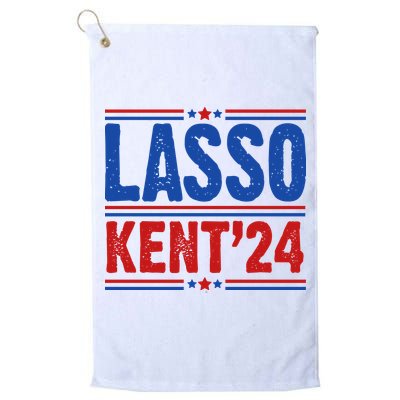 Lasso Kent 2024 Distressed Politcal Golf Towel
