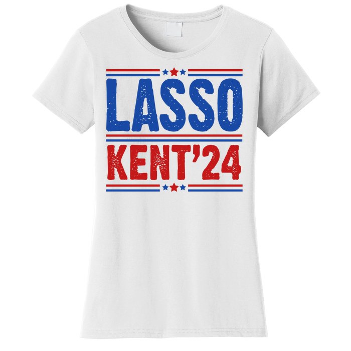 Lasso Kent 2024 Distressed Politcal Women's T-Shirt