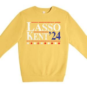 Lasso Kent 24 Funny Sports Premium Crewneck Sweatshirt