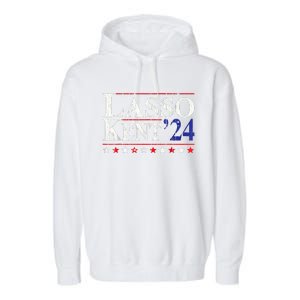 Lasso Kent 24 Funny Sports Garment-Dyed Fleece Hoodie