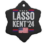 Lasso Kent 24 Funny Sports Ceramic Star Ornament