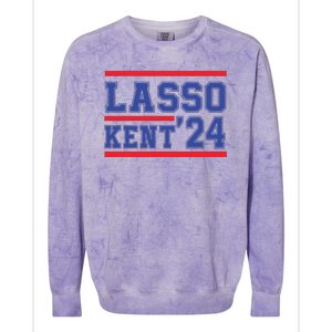 Lasso Kent' 2024 Red And Blue American Colorblast Crewneck Sweatshirt