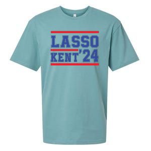 Lasso Kent' 2024 Red And Blue American Sueded Cloud Jersey T-Shirt