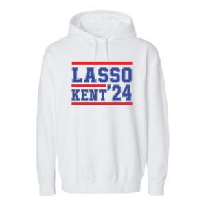 Lasso Kent' 2024 Red And Blue American Garment-Dyed Fleece Hoodie