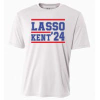 Lasso Kent' 2024 Red And Blue American Cooling Performance Crew T-Shirt