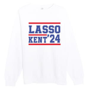 Lasso Kent' 2024 Red And Blue American Premium Crewneck Sweatshirt