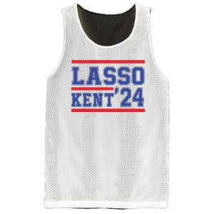 Lasso Kent' 2024 Red And Blue American Mesh Reversible Basketball Jersey Tank