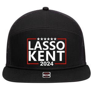 Lasso Kent 24 Funny Sports 7 Panel Mesh Trucker Snapback Hat