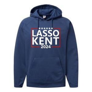 Lasso Kent 24 Funny Sports Performance Fleece Hoodie