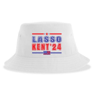 Lasso Kent 24 Funny Usa Flag Sports 4th Of July Sustainable Bucket Hat