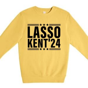 Lasso Kent 24 Funny Sports Premium Crewneck Sweatshirt