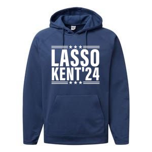 Lasso Kent 24 Funny Sports Performance Fleece Hoodie